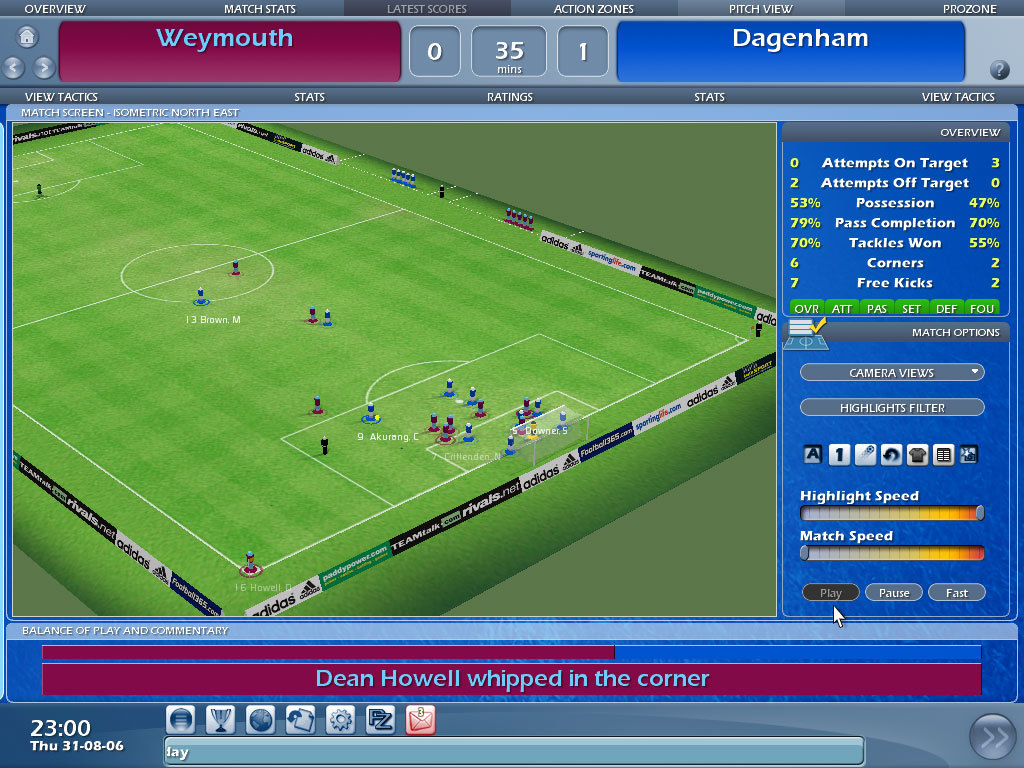 Championship Manager Game